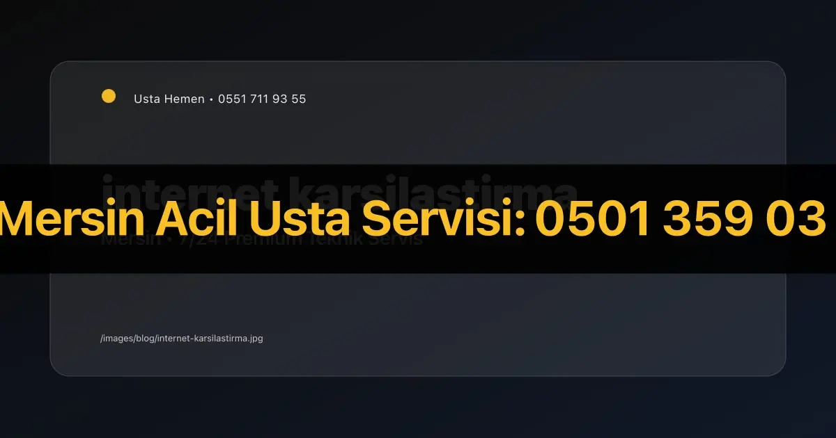 Türk Telekom vs Vodafone vs Türknet: Mersin'de Hangisi Daha Hızlı? - İlgili Elektrik Rehberi | Usta Hemen Mersin
