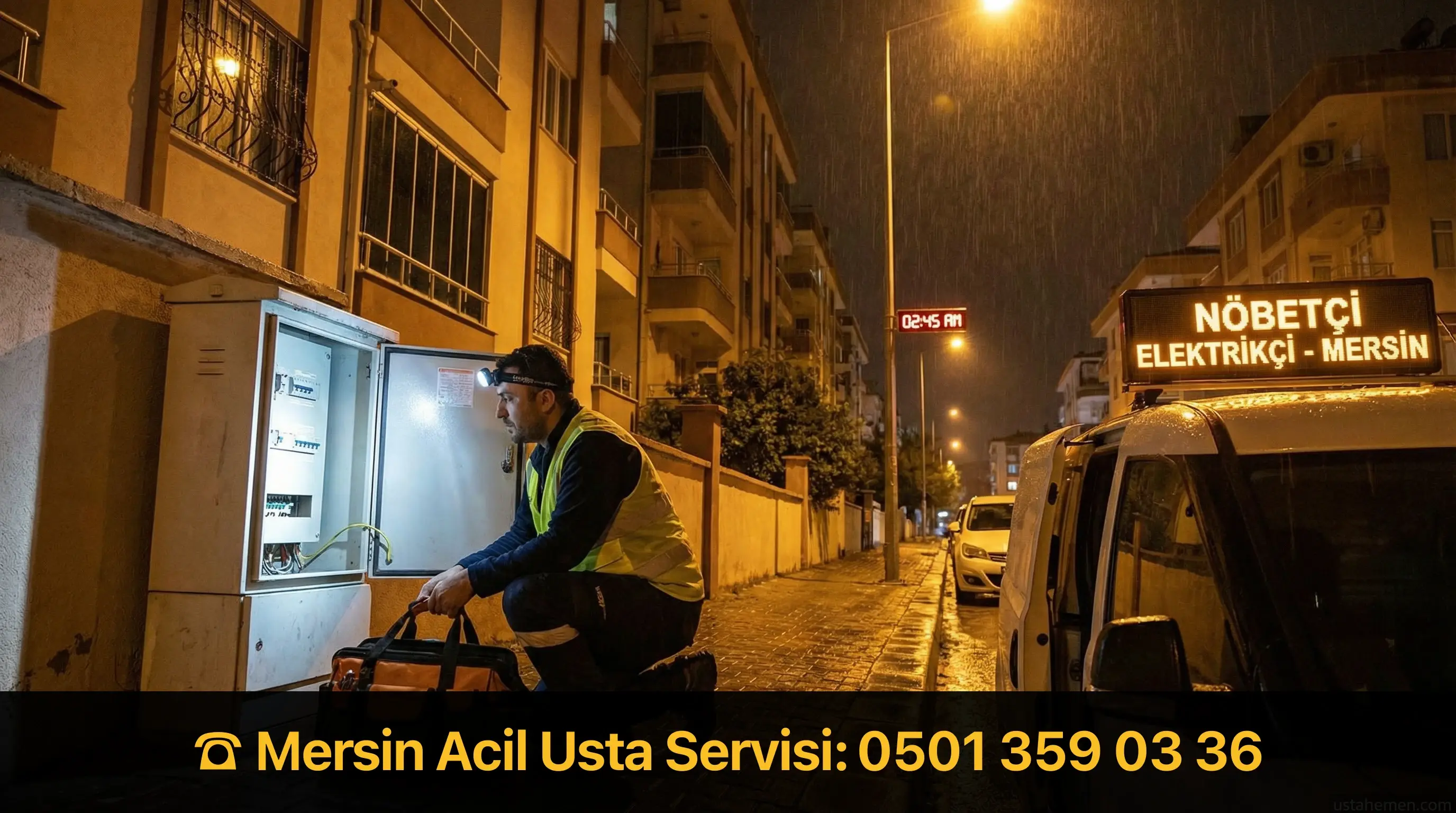 0 532 588 08 54 | Mersin Pozcu Civarı Nöbetçi Elektrikçi 2026 - Mersin Elektrikçi Rehberi | Usta Hemen