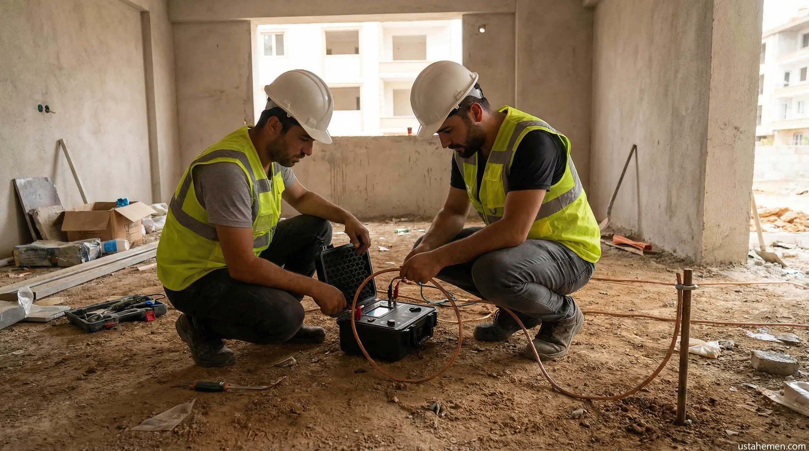 (0 551) 711 93 55 | Mersin Topraklama Hattı Çekimi Ücreti 2026 - Mersin Elektrikçi Rehberi | Usta Hemen