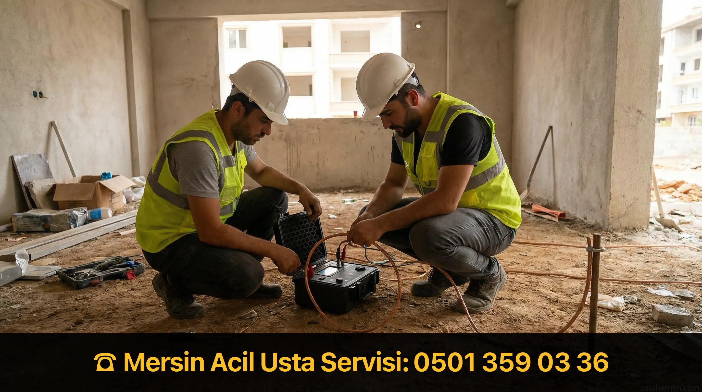 0 532 588 08 54 | Mersin Topraklama Hattı Çekimi Ücreti 2026 - Mersin Elektrikçi Rehberi | Usta Hemen