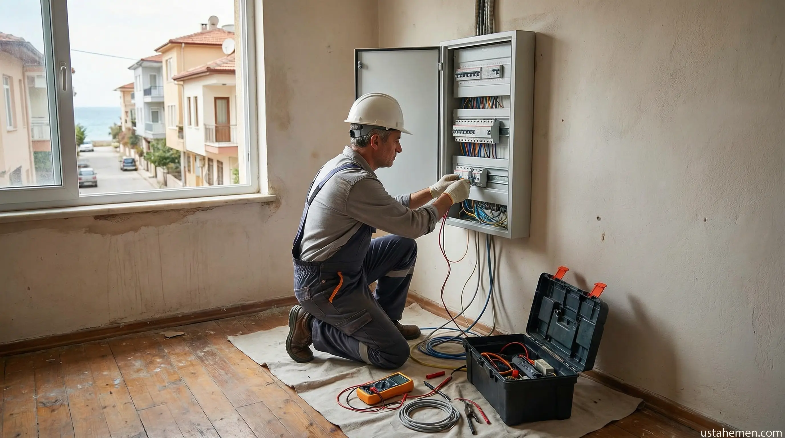 (0 551) 711 93 55 | Sigorta Kutusu Yerini Değiştirme Mersin 2026 - Mersin Elektrikçi Rehberi | Usta Hemen