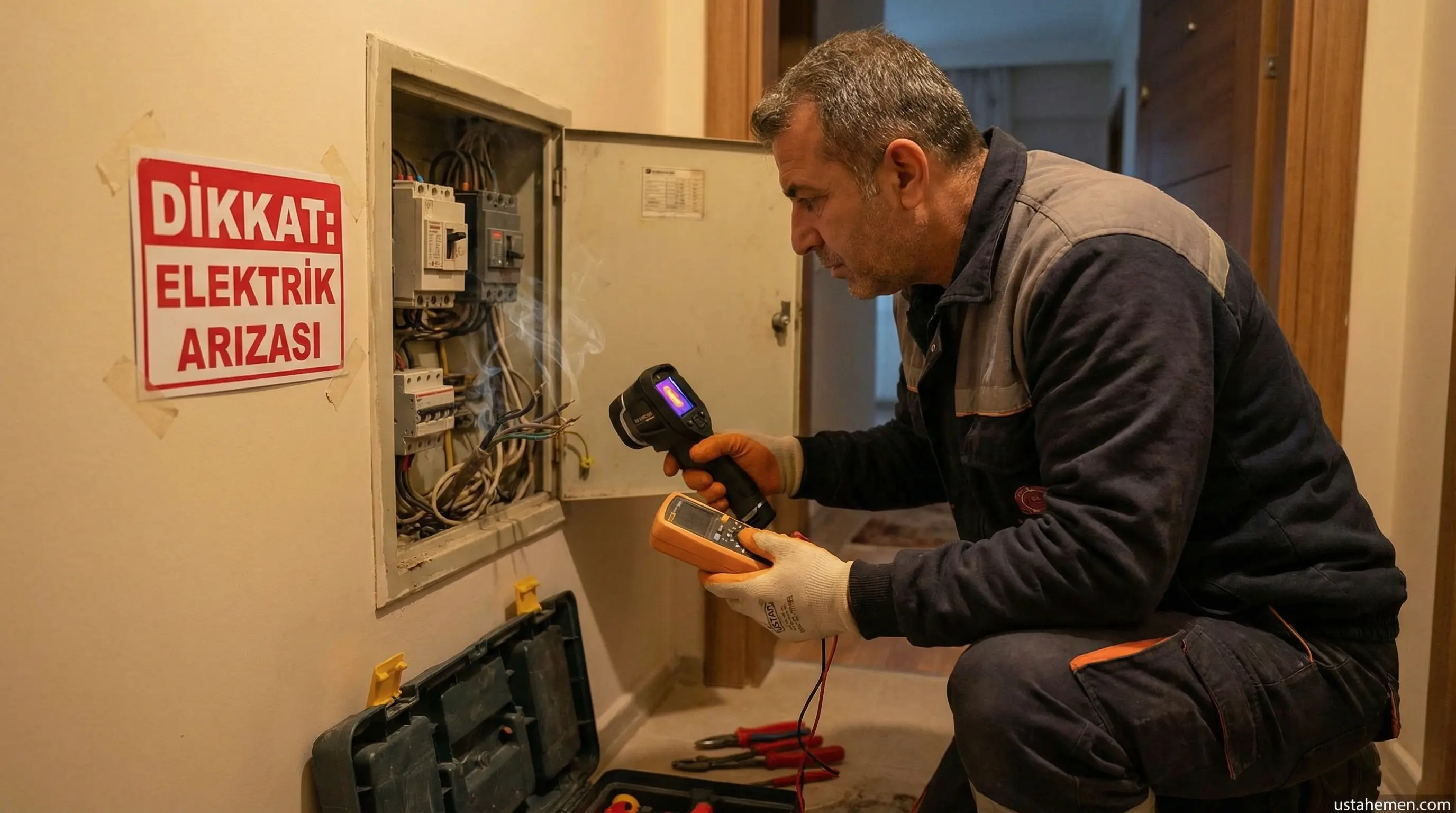 (0 551) 711 93 55 | Yanık Plastik Kokusu Elektrik Arızası Mersin 2026 - Mersin Elektrikçi Rehberi | Usta Hemen