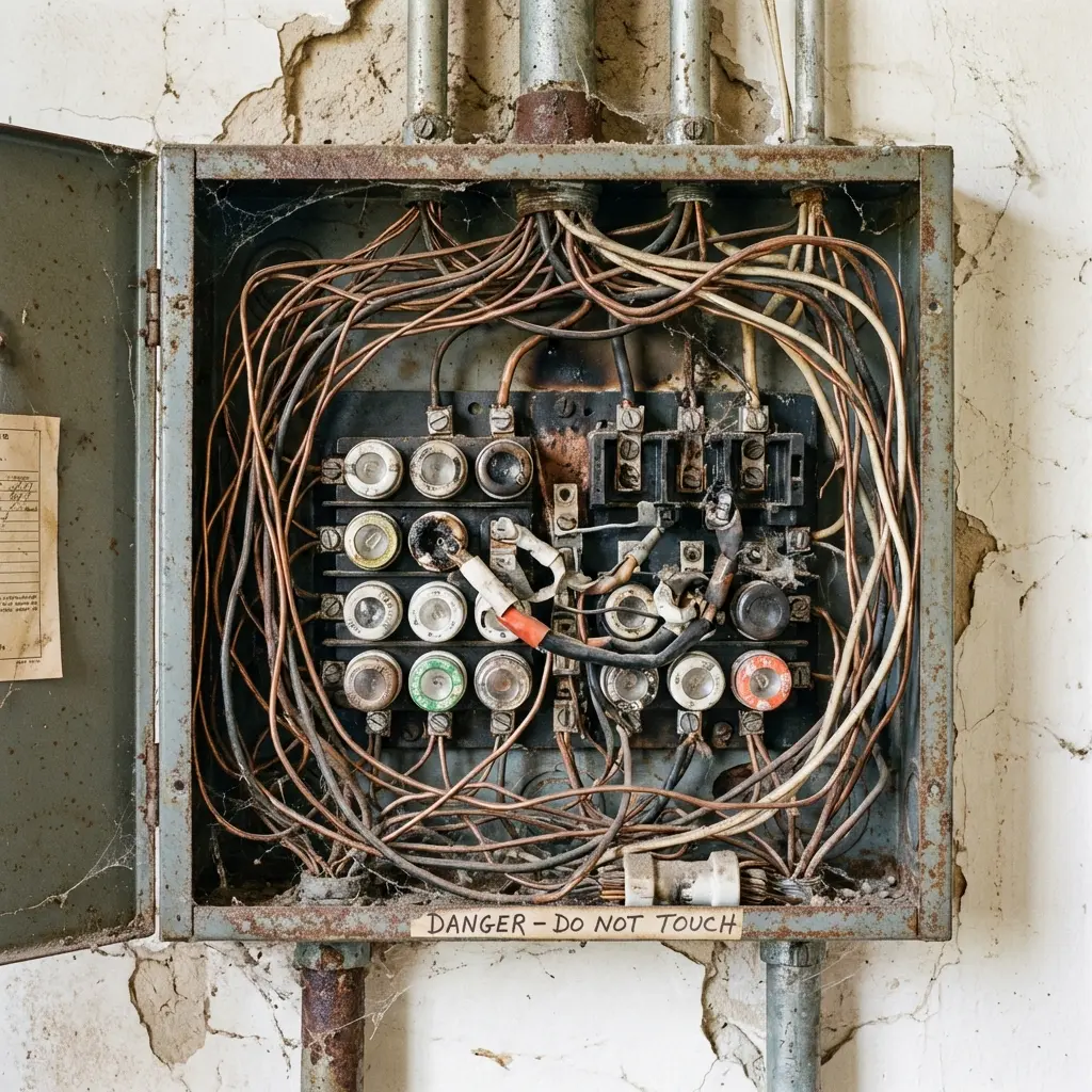 Mersin Elektrik Panosu Yenileme - Öncesi