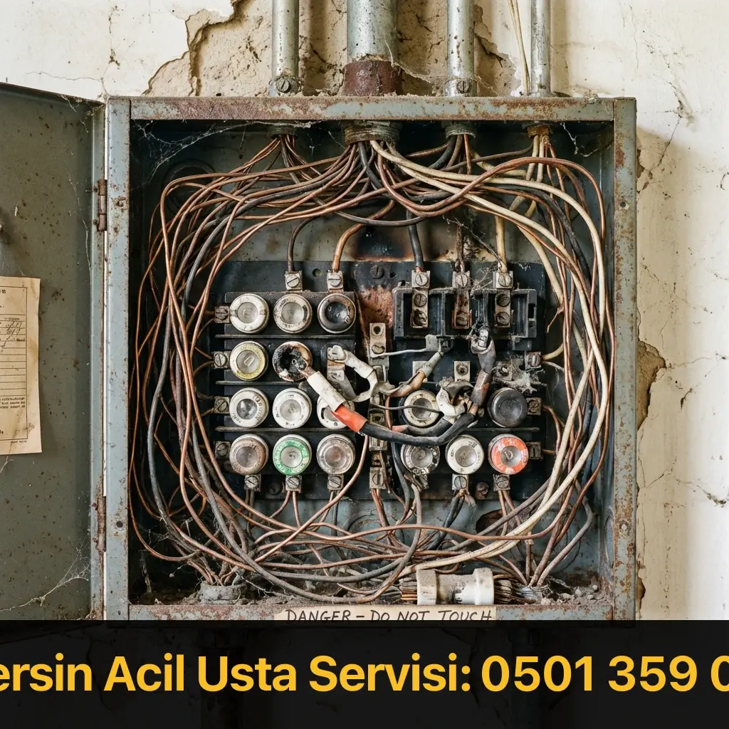 Mersin Elektrik Panosu Yenileme - Öncesi