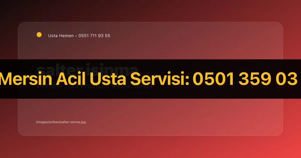 Şofben Şalteri Isınma Yapıyor | Tehlikeli Durum Çözümü | Usta Hemen Mersin - Mersin Elektrikçi Rehberi | Usta Hemen