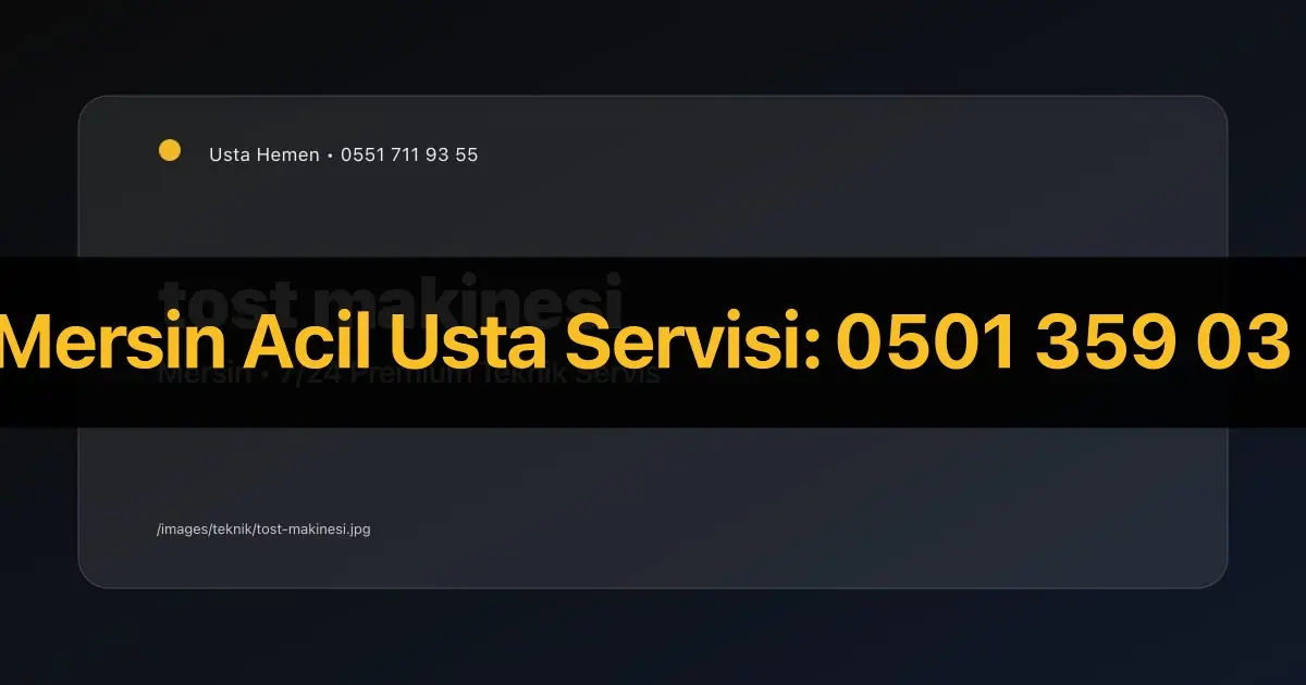 Sanayi Tipi Tost Makinesi Rezistansı Tamiri Mersin | B2B Servis | Usta Hemen - Mersin Elektrikçi Rehberi | Usta Hemen